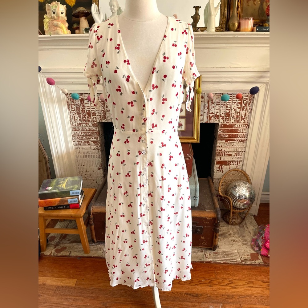 Reformation cherry dress
